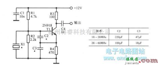 多谐振荡产生中的18～60MHz三次谐波振荡器  第1张