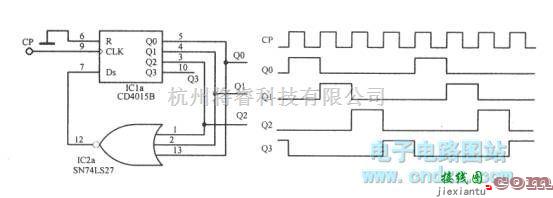 脉冲信号产生器中的四相节拍脉冲源  第2张