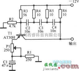 振荡电路中的800Hz单晶体管振荡电路  第1张