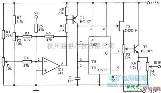 信号产生器中的0.2～20000Hz压控斜坡信号发生器  第1张