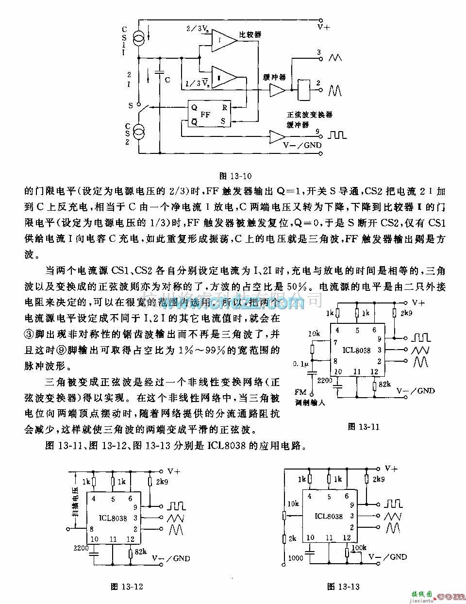 函数信号产生器中的单片精密函数发生器电路  第2张