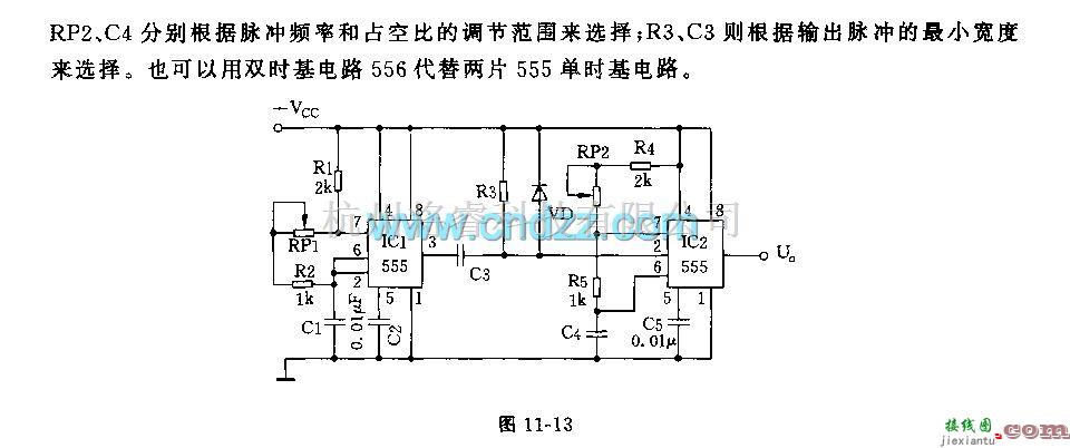 脉冲信号产生器中的脉宽可控的脉冲发生器电路  第2张