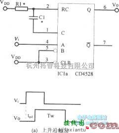 脉冲信号产生器中的单脉冲展宽电路  第1张