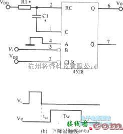 脉冲信号产生器中的单脉冲展宽电路  第2张