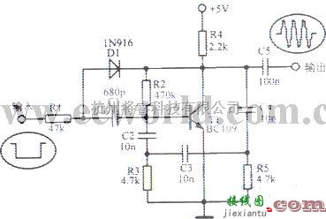 信号产生器中的常用相移振荡器lkHz快速起动门控电路  第1张