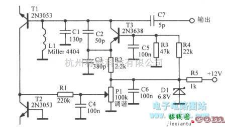 振荡电路中的7MHz±50kHz振荡电路  第1张