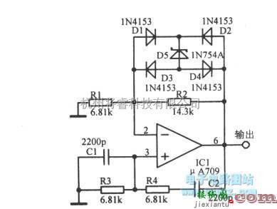 文氏信号产生中的齐纳二极管控制的文氏电桥  第1张