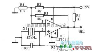 振荡电路中的85kHz晶体振荡器  第1张