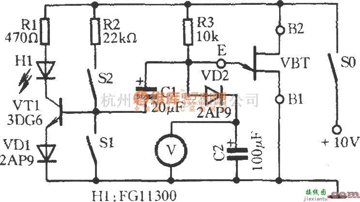 电工测试工具中的单结晶体管工作性能速测电路  第1张