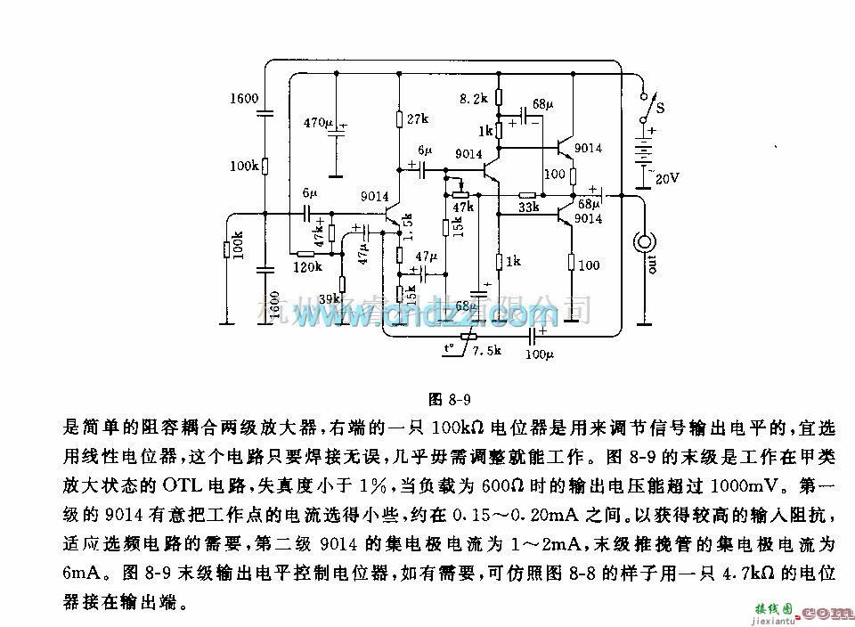 文氏信号产生中的两种适合自制的文氏桥低频信号发生器电路  第2张