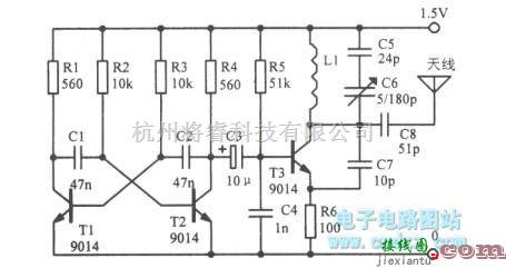 调频信号产生中的88～108MHz调频信号振荡器  第1张