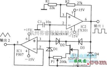 函数信号产生器中的线性良好的三角波振荡电路  第1张