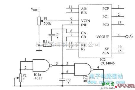 脉冲信号产生器中的PLL集成电路构成脉冲键控器  第1张