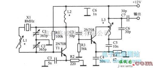 振荡电路中的8MHz±5kHz振荡电路  第1张