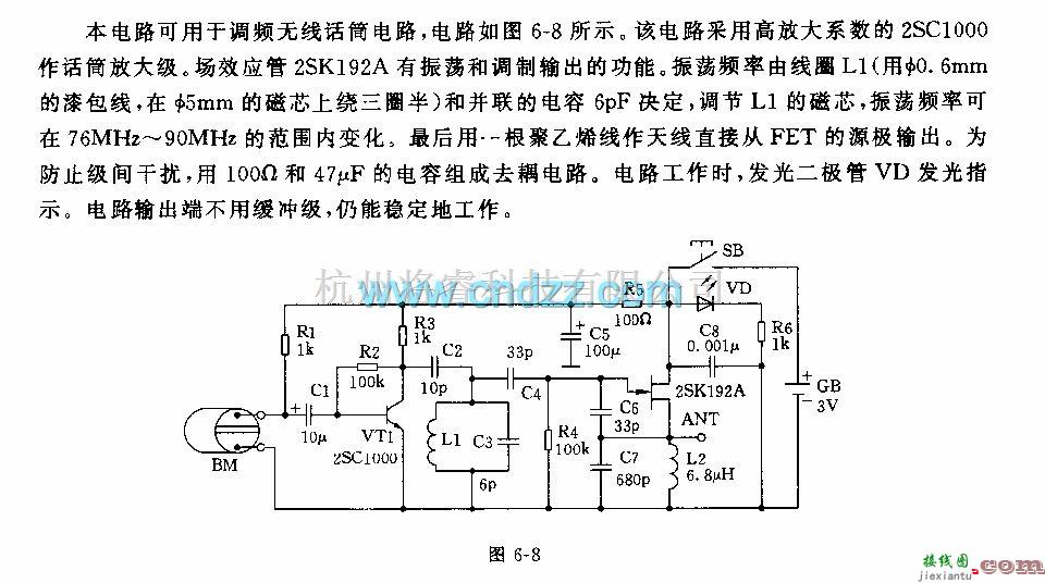 调频信号产生中的用FET的调频无线电路  第1张