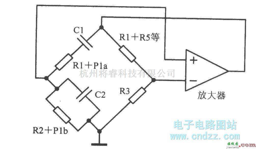 文氏信号产生中的文氏电桥振荡器及其等效电路  第2张