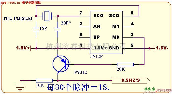 秒信号产生中的精密秒脉冲发生器电路  第2张