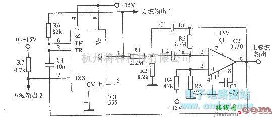 函数信号产生器中的正斜坡振荡器  第1张