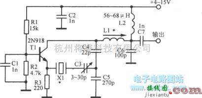 多谐振荡产生中的15～65MHz三次谐波振荡器  第1张