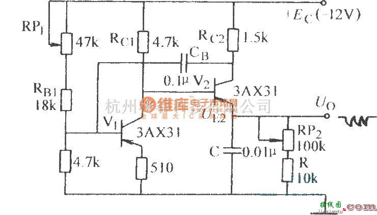 信号产生器中的锯齿波发生电路  第1张