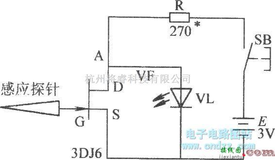 专用测量/显示电路中的无接触交流电验测电路  第1张