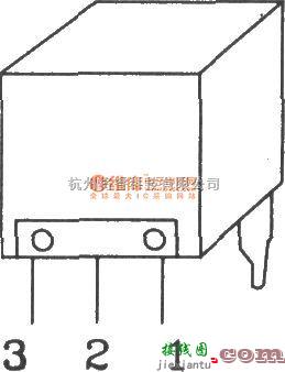 红外线热释遥控中的PFS-4091高敏度红外接收器件内部电路图  第1张