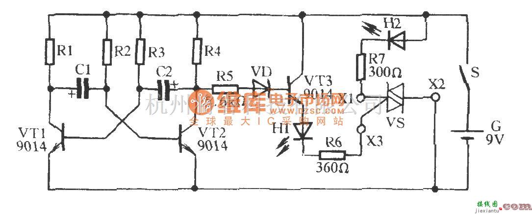 电工测试工具中的稳压二极管工作性能速测电路  第1张