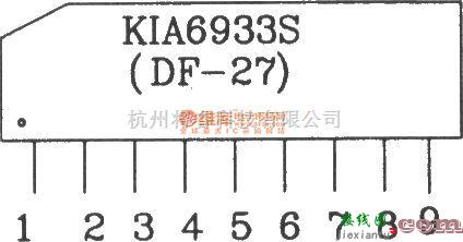 遥控电路（综合)中的KIA6933S／6957P构成的四动作射频遥控发射、接收电路图  第1张