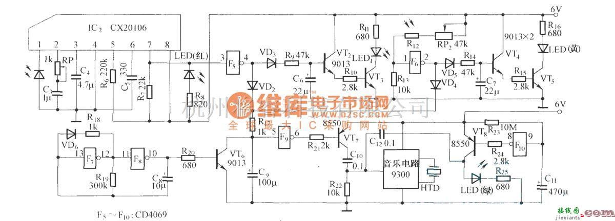 红外线热释遥控中的多功能视力保护器  第1张