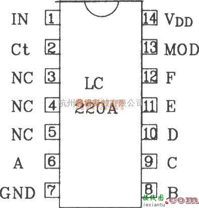 遥控电路（综合)中的LC219/LC220A构成典型的遥控发射、接收应用电路  第2张