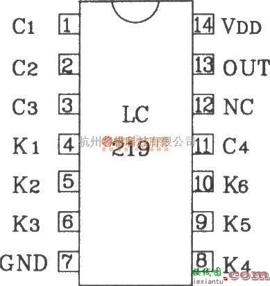 遥控电路（综合)中的LC219/LC220A构成典型的遥控发射、接收应用电路  第1张