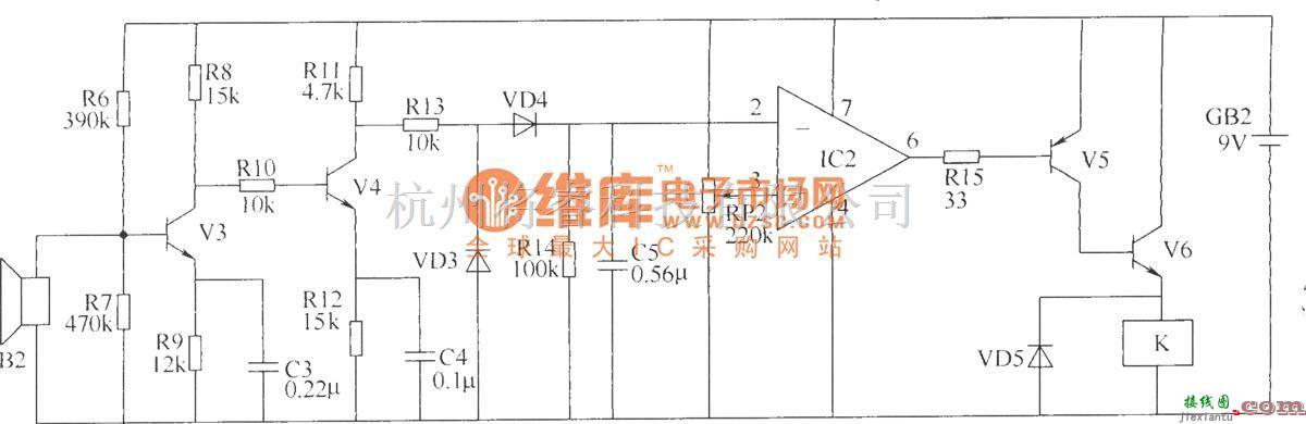 超声波遥控中的超声波遥控开关电路  第2张