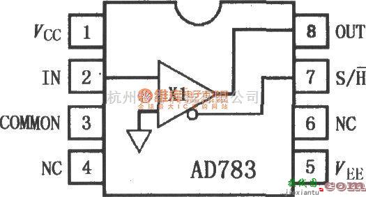 采样保持放大电路中的AD783高速采样保持放大器  第1张