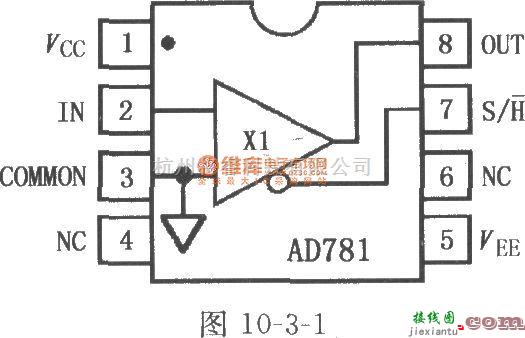 采样保持放大电路中的AD781采样保持放大器  第1张