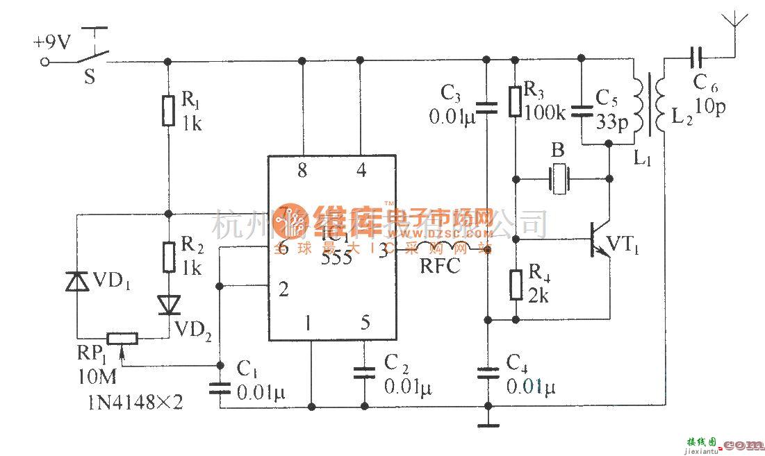 遥控电路（综合)中的比例电机无线遥控器  第1张