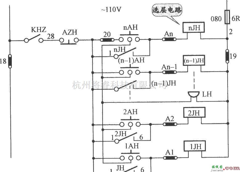 电梯控制中的JHo-751半自动货梯控制柜  第4张