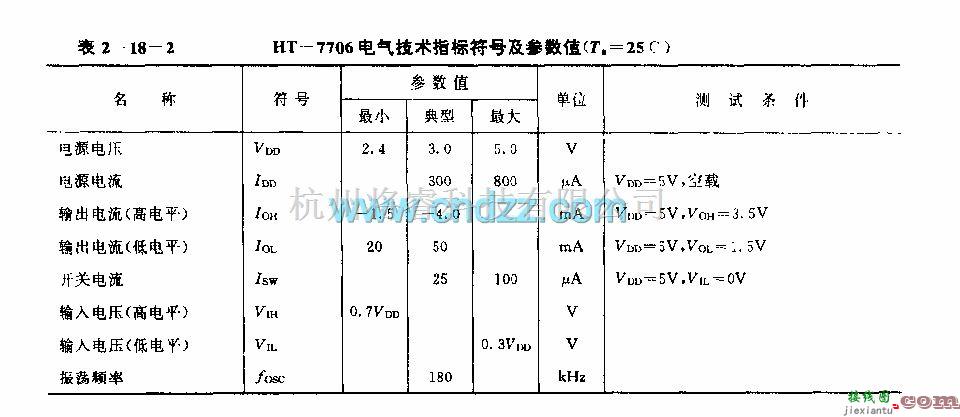 遥控接收中的HT一7706 (灯具)灯光控制电略  第3张