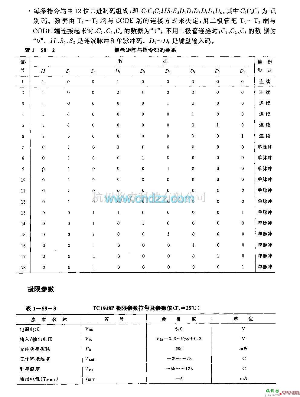 遥控发射中的TCl94脏(录像机)红外线遥控发射电路  第3张