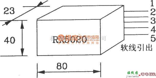 遥控电路（综合)中的由RX5019/5020构成无线遥控发射、接收电路图  第2张