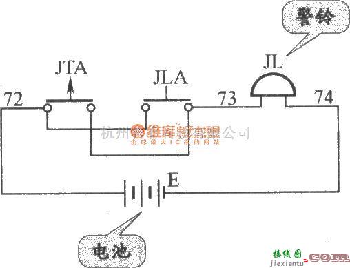 电梯控制中的JKH1-771A电梯警铃电路  第1张