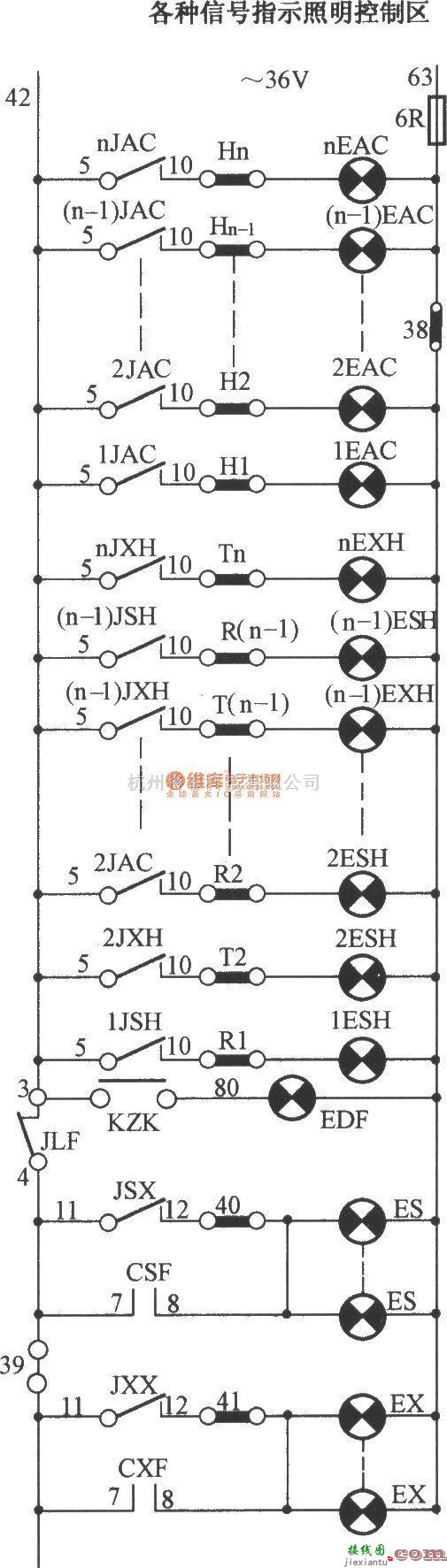 电梯控制中的JKH1-791电梯指示灯电路  第1张