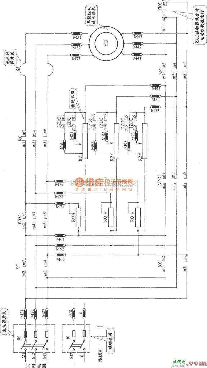 电梯控制中的JKH1-771A电梯主电路  第1张