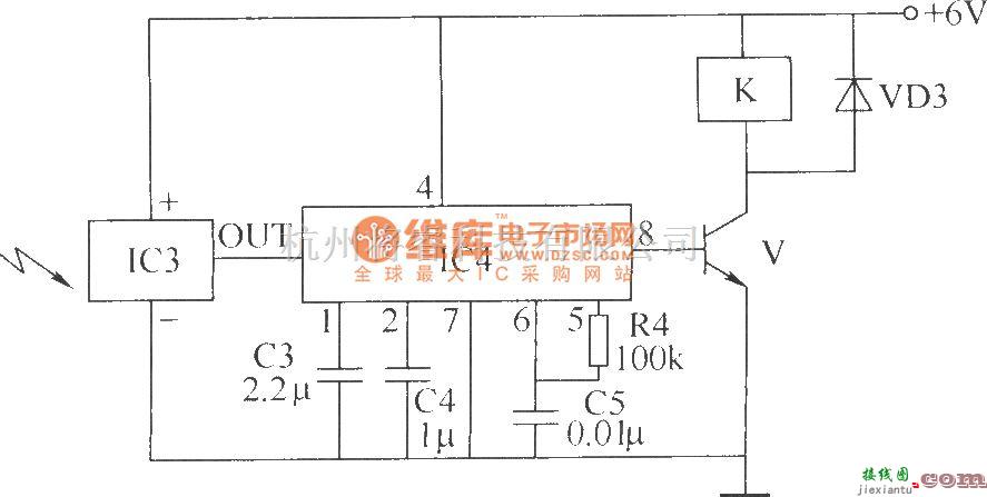 遥控电路（综合)中的无线遥控开关电路(一)  第2张