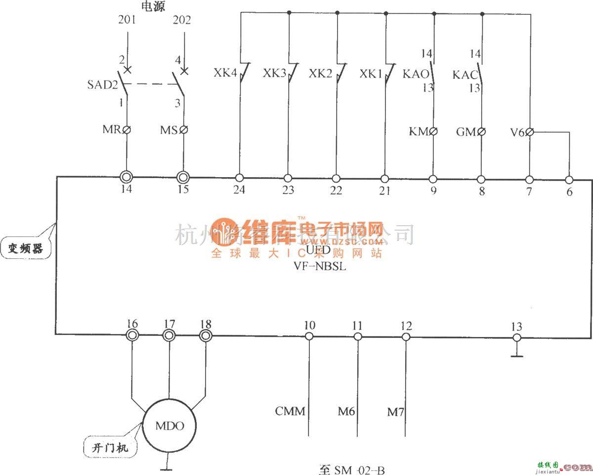 电梯控制中的上海新时过电梯控制柜（SM-01-C+变频器）  第10张