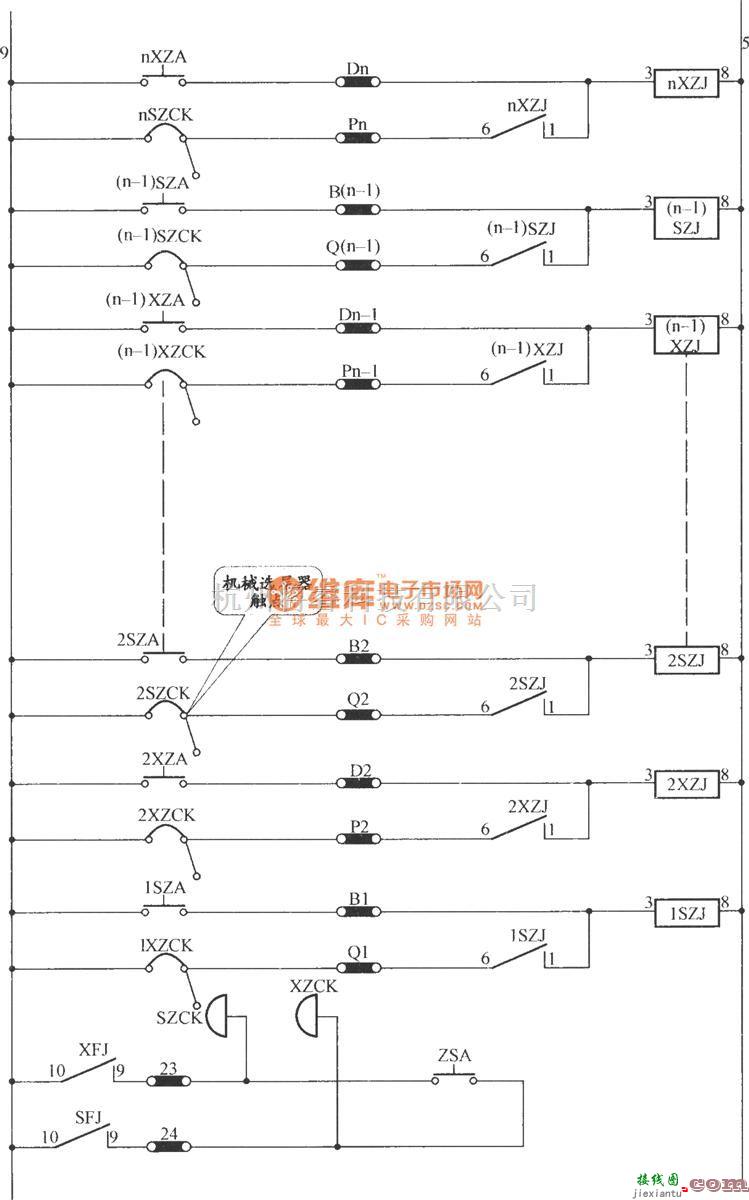 电梯控制中的JKH1-771A电梯控制电路(3)  第1张