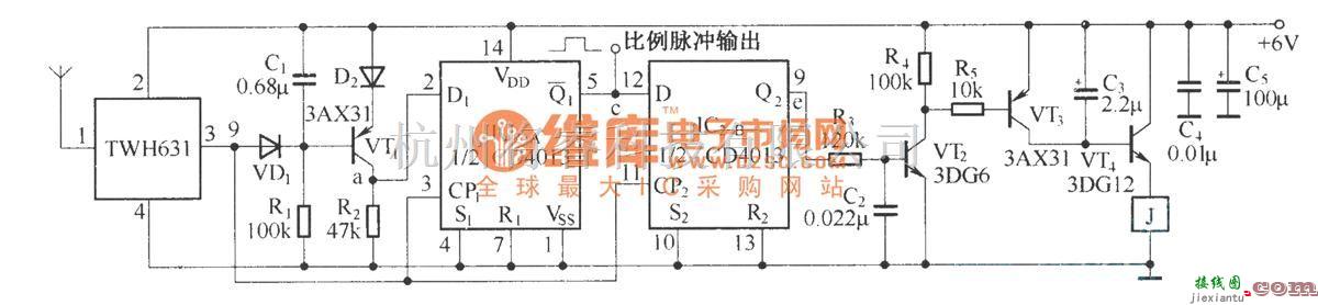 遥控电路（综合)中的时分制比例遥控  第2张