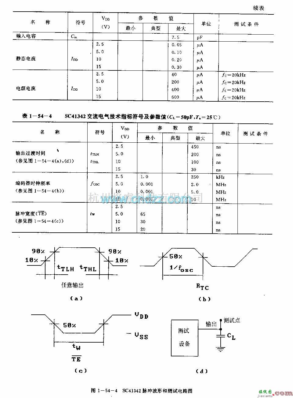 遥控发射中的SC41342(通用)红外线、超声波或射频遥控发射编码电路  第5张