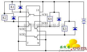 继电器控制中的继电器控制电路  第1张