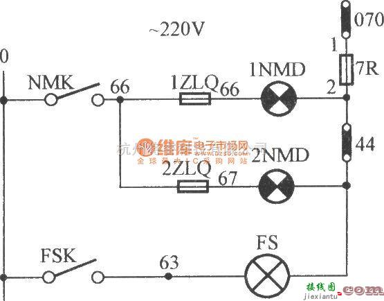 电梯控制中的JKH1-771A电梯照明电路(1)  第1张