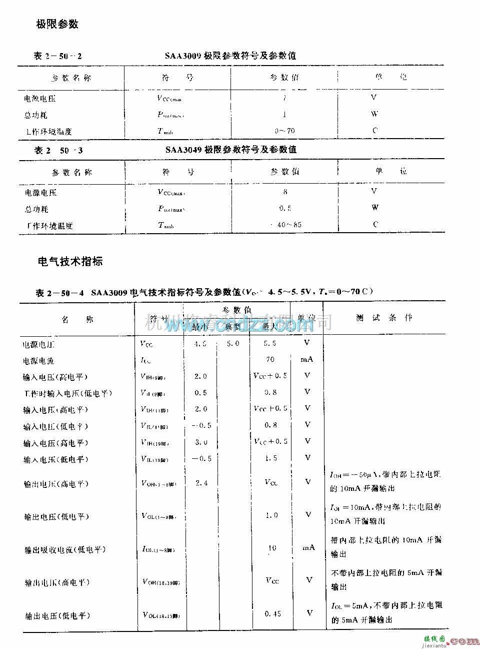 遥控接收中的KAA3009／SAA3049 红外线遥控译码电路  第4张